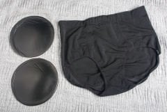 SOFTLEAVES B200 YUVARLAK ŞEKİLLİ EKLEME PEDLİ SİLİKON,POPO ARTTIRICI KÜLOT